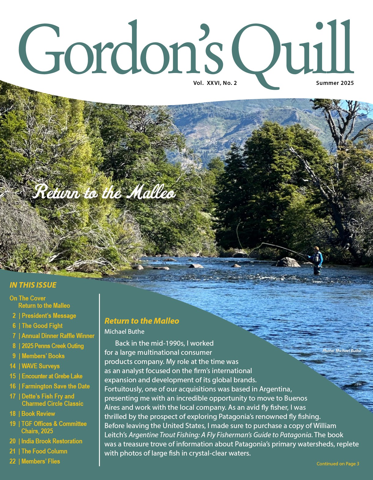 Gordon's Quill Cover Summer 2025